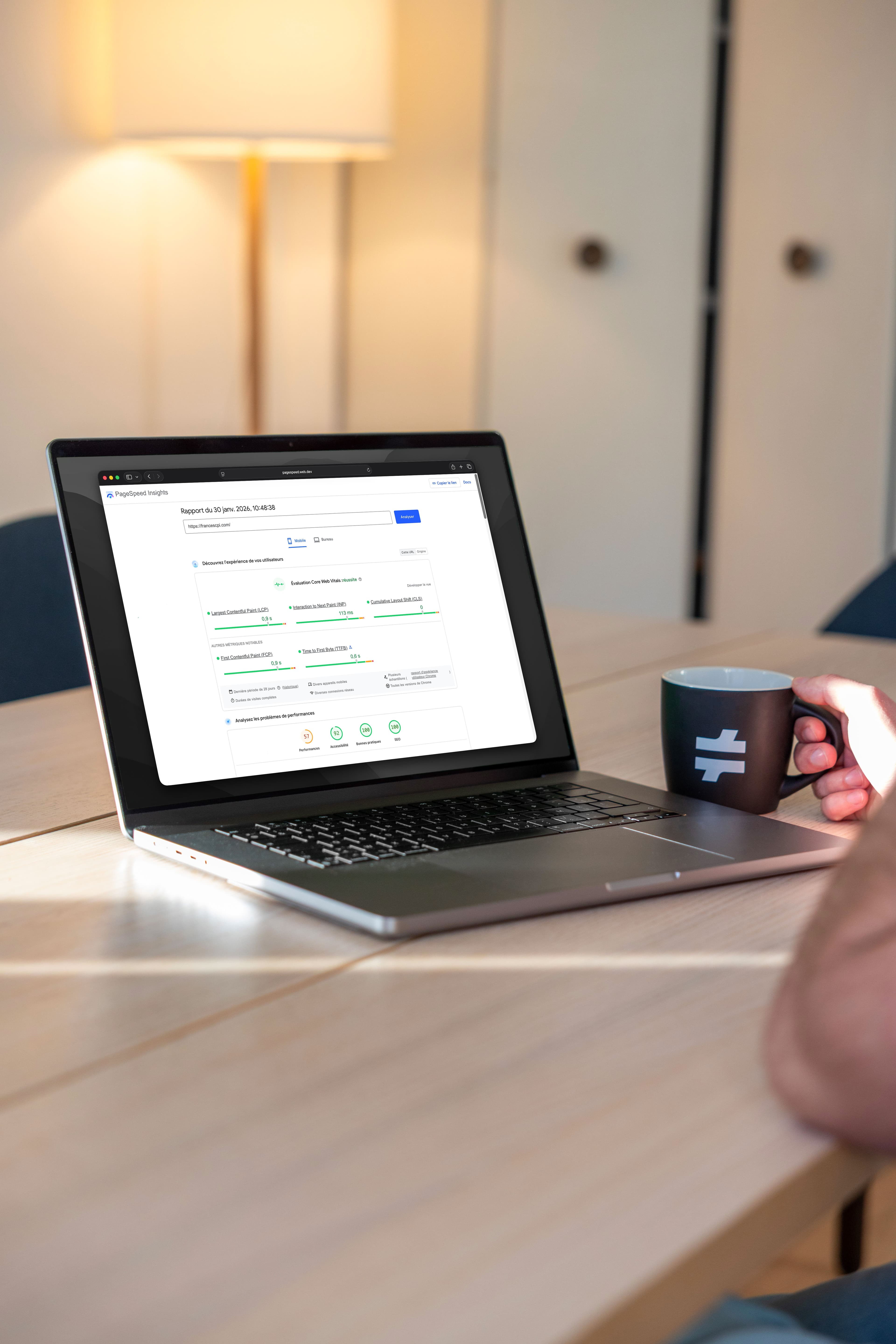 Nous optimisons la visibilité et les performances de vos projets.